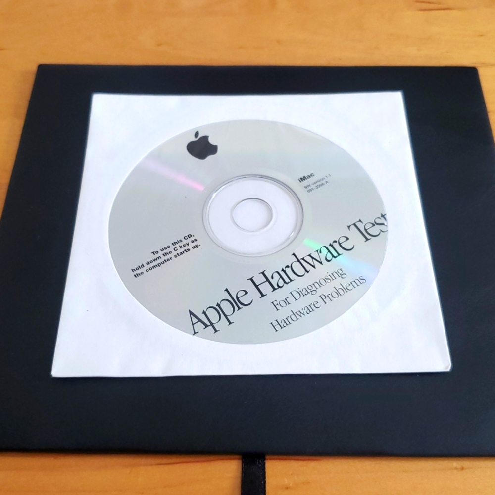 Apple Hardware Test iMAC CD Disc SW Version 1.1 691-3096-A
